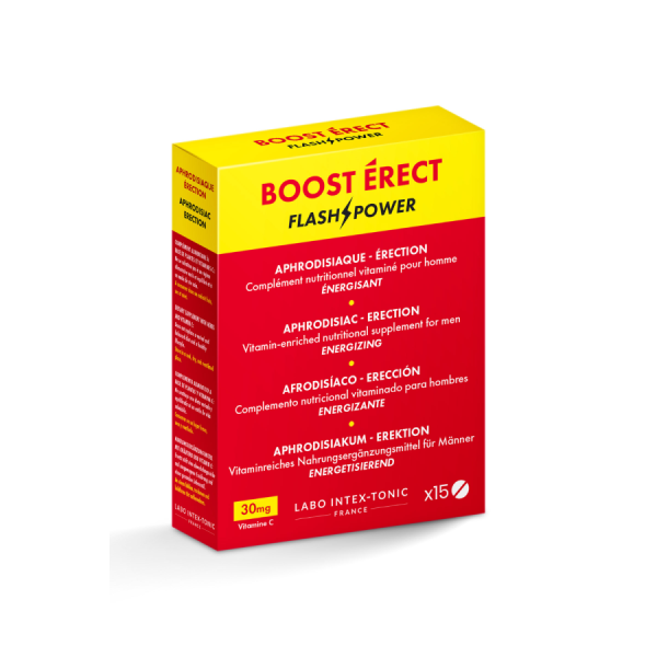 Stimulant homme Boost Erect 15 comprimés 